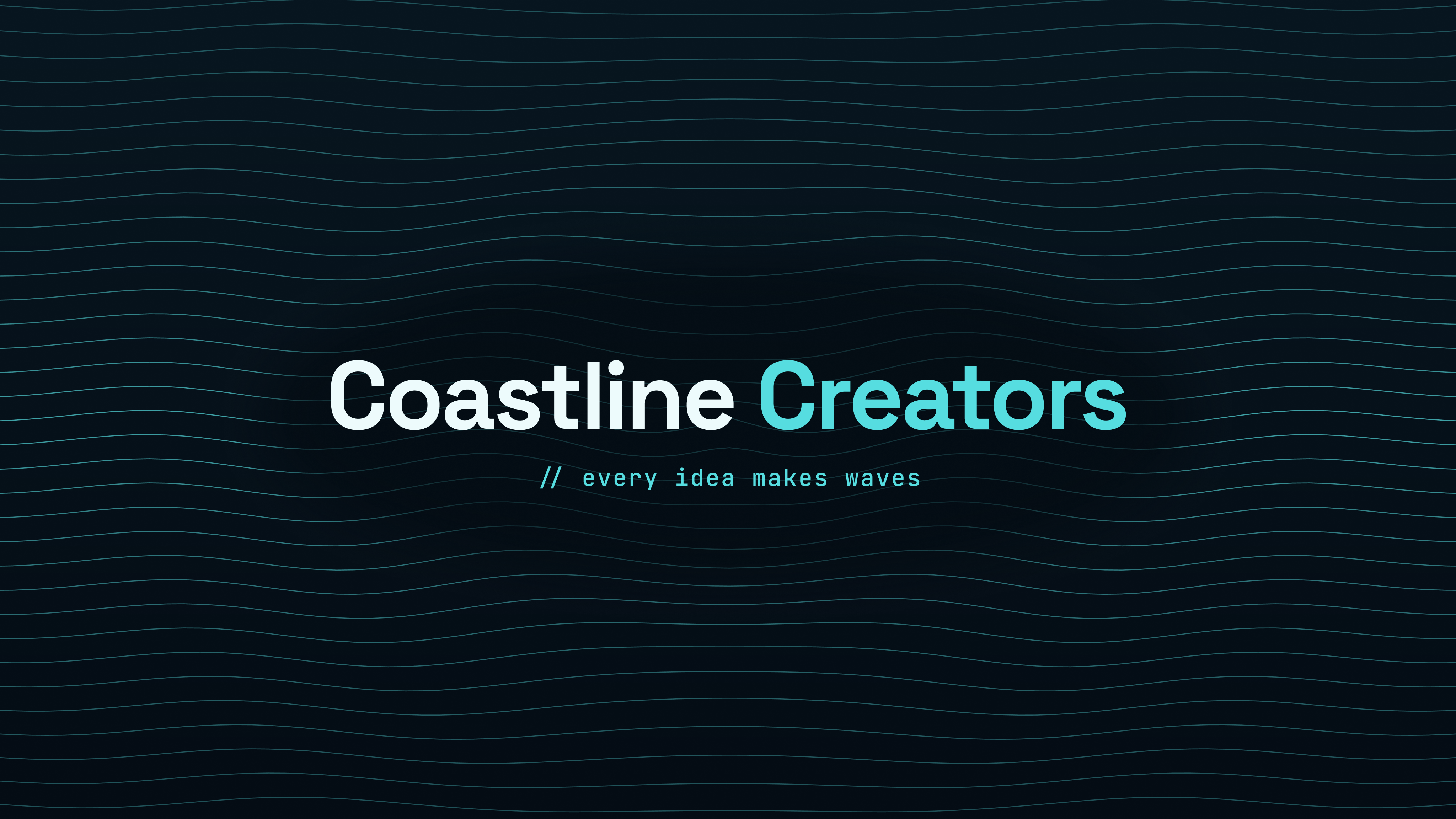 Coastline Creators — every idea makes waves